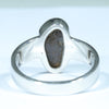 Australian Solid Boulder Opal Silver Ring - Size 9.75 Code CC552