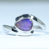 Natural Australian Boulder Opal Silver Ring - Australian Opal Shop - Gold Coast