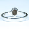 Australian Solid Boulder Opal Silver Ring - Size 7 Code CC454