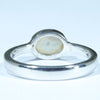 Lightning Ridge Solid Crystal Opal Silver Ring - Size 6.75 Code CC477