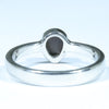 Australian Solid Boulder Opal Silver Ring - Size 7.25 Code CC548
