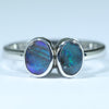 Natural Australian Boulder Opal Silver Ring - Australian Opal Shop