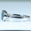 Australian Solid Boulder Opal Silver Ring - Size 9 Code CC536