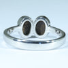 Australian Solid Boulder Opal Silver Ring - Size 9 Code CC536