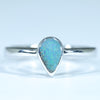 Silver Opal Ring - Australian Opal Shop - 186 Brisbane Rd - Gold Coast