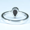 Australian Solid Boulder Opal Silver Ring - Size 5.75 Code CC481