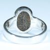 Australian Solid Boulder Opal Silver Ring - Size 8.5 Code CC498
