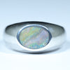 Silver Opal Men's Ring - Australian Opal Shop - 186 Brisbane Rd - Gold Coast