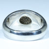Natural Boulder Opal Mens Silver Ring - Size 8.75 Code - MR26