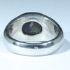 Natural Boulder Opal Matrix Mens Silver Ring - Size 9.25 Code - MR01