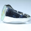 Natural Boulder Opal Mens Silver Ring - Size 10.25 Code - MR21