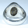 Natural Boulder Opal Mens Silver Ring - Size 10.25 Code - MR21