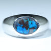 Silver Opal Men's Ring - Australian Opal Shop - 186 Brisbane Rd - Gold Coast