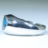 Natural Boulder Opal Mens Silver Ring - Size 8.25 Code - MM53