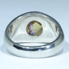Natural Boulder Opal Mens Silver Ring - Size 8.25 Code - MR07