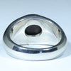 Natural Boulder Opal Mens Silver Ring - Size 8.25 Code - MM53