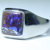 Sterling Silver - Solid Queensland Boulder Opal Matrix