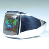 Sterling Silver - Solid Queensland Boulder Opal Matrix