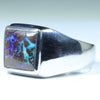 Sterling Silver - Solid Queensland Boulder Opal Matrix