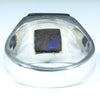 Natural Boulder Opal Matrix Mens Silver Ring - Size 11.75 Code - MR09