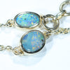Australian Boulder Opal Gold Bracelet 19.5cm Code ABJ3