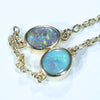 Australian Boulder Opal Gold Bracelet 19.5cm Code ABJ3