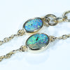 Australian Boulder Opal Gold Bracelet 19.5cm Code ABJ3