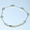 Australian Boulder Opal Gold Bracelet 17.5cm Code ABJ1