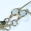 Australian Boulder Opal Gold Bracelet 17.5cm Code ABJ1