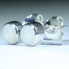 Sterling Silver - Solid Coober Pedy White Opal