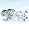 Coober Pedy White Opal Silver Stud Earring (5mm x 5mm) Code - V631