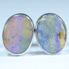Silver Opal Studs - Australian Opal Shop - Gold Coast