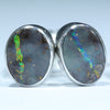 Silver Opal Studs - Australian Opal Shop - 186 Brisbane Rd - Gold Coast
