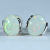 Silver Opal Studs - Australian Opal Shop - 186 Brisbane Rd - Gold Coast