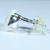 Coober Pedy White Opal Silver Stud Earring (8mm x 6mm) Code - V33