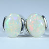 Silver Opal Studs - Australian Opal Shop - 186 Brisbane Rd - Gold Coast