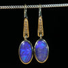Gold and Diamond Earrings - Australian Opal Shop - 186 Brisbane Rd - Gold Coast