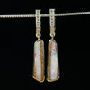 Gold and Diamond Earrings - Australian Opal Shop - 186 Brisbane Rd - Gold Coast