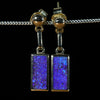 Gold Opal Stud Drop Earrings - Australian Opal Shop - Gold Coast