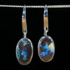 Silver Opal Earrings - Australian Opal Shop - 186 Brisbane Rd - Gold Coast
