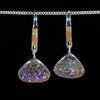 Australian Boulder Opal Silver Earring (11.5mm x 9mm) Code - V41