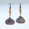 Australian Boulder Opal Silver Earring (11.5mm x 9mm) Code - V41