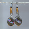 Solid Queensland Boulder Opal Silver Earrings - Australian Opal Shop - Gold Coast