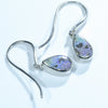 Australian Boulder Opal Silver Earring (10mm x 6mm) Code - V48