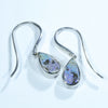 Australian Boulder Opal Silver Earring (10mm x 6mm) Code - V48