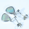 Sterling Silver- Solid Lightning Ridge Dark Opals