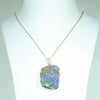 Stunning 18k Gold Pendant - Australian Opal Shop - Gold Coast