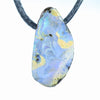 Natural Australian Boulder Opal Side Drill Pendant