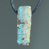 Natural Australian Boulder Opal Side Drill Pendant