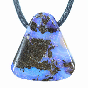 Natural Australian Boulder Opal Side Drill Pendant - Australian Opal Shop
